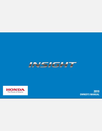 honda insight 2019 owners manual